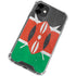 Kenya Flag Distressed iPhone 12 Clear Case