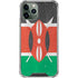 Kenya Flag Distressed iPhone 12 Pro Clear Case