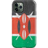 Kenya Flag Distressed iPhone 12 Pro Impact Case