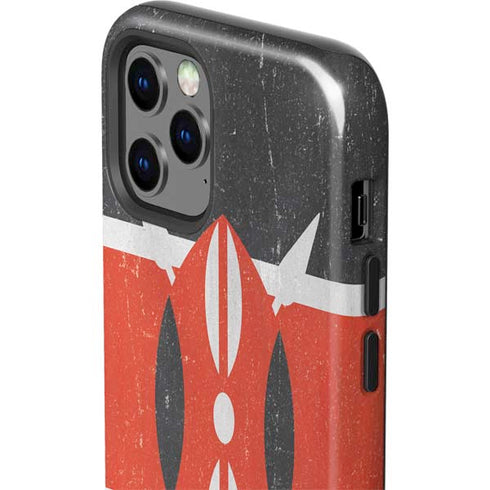 Kenya Flag Distressed iPhone 12 Pro Max Impact Case