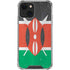 Kenya Flag Distressed iPhone 13 Mini Clear Case