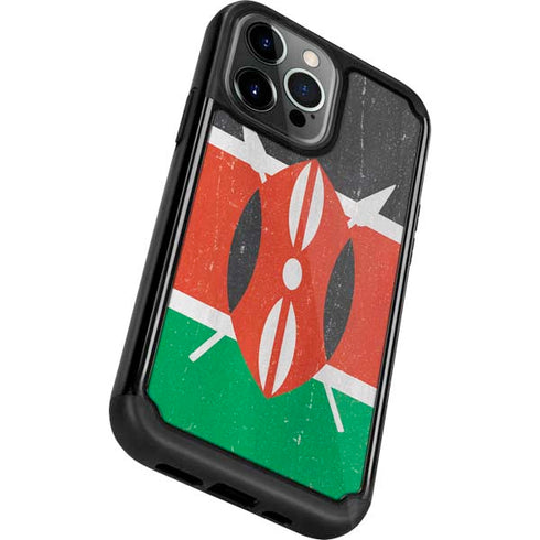 Kenya Flag Distressed iPhone 13 Pro Cargo Case