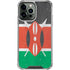 Kenya Flag Distressed iPhone 13 Pro Max Clear Case