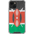 Kenya Flag Distressed iPhone 14 Clear Case