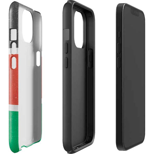 Kenya Flag Distressed iPhone 15 Plus Impact Case