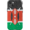 Kenya Flag Distressed iPhone 14 Impact Case