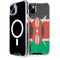 Kenya Flag Distressed iPhone 15 Plus MagSafe Case