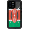 Kenya Flag Distressed iPhone 14 Pro Max Waterproof Case