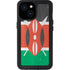 Kenya Flag Distressed iPhone 15 Waterproof Case