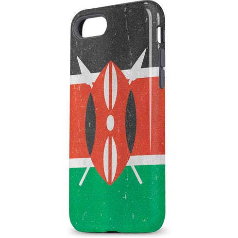 Kenya Flag Distressed iPhone 7 Pro Case