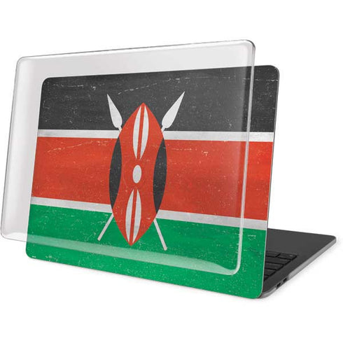 Kenya Flag Distressed MacBook Pro 15in (2016-19) Case plus Skin