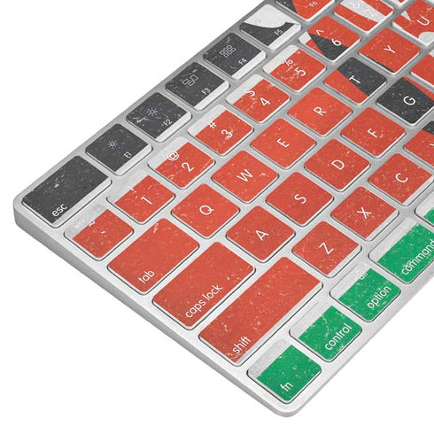 Kenya Flag Distressed Magic Keyboard Skin