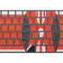 Kenya Flag Distressed Magic Keyboard with Numeric Keypad Skin