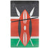 Kenya Flag Distressed PS5 Slim Disk Console Skin