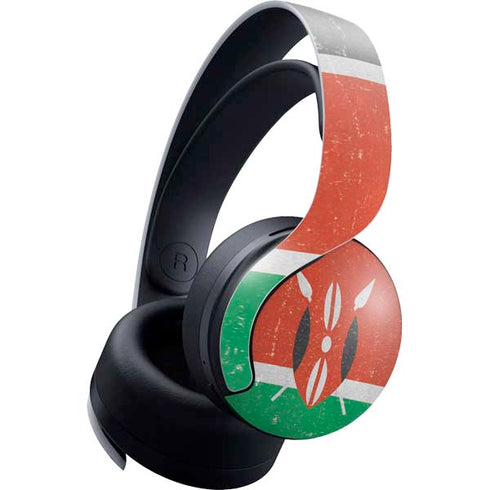 Kenya Flag Distressed PULSE 3D Wireless Headset for PS5 Skin