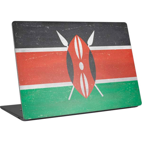 Kenya Flag Distressed Surface Laptop 4 15in Skin