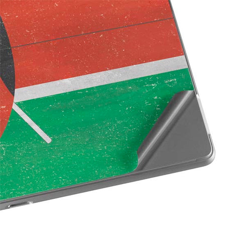 Kenya Flag Distressed Surface Pro 8 Skin
