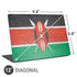 Kenya Flag Distressed Universal Laptop 12in (9.8 x 6.8in) Skin