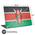 Kenya Flag Distressed Universal Laptop 13in (10.6 x 7.6in) Skin