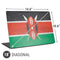 Kenya Flag Distressed Universal Laptop 18in (14.6 x 10.6in) Skin