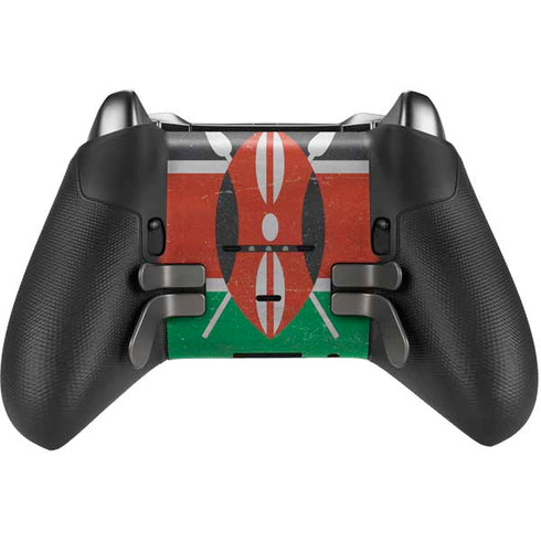 Kenya Flag Distressed Xbox Elite Wireless Controller Series 2 Skin