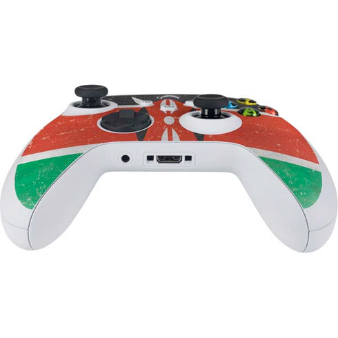 Kenya Flag Distressed Xbox Series S Controller Skin