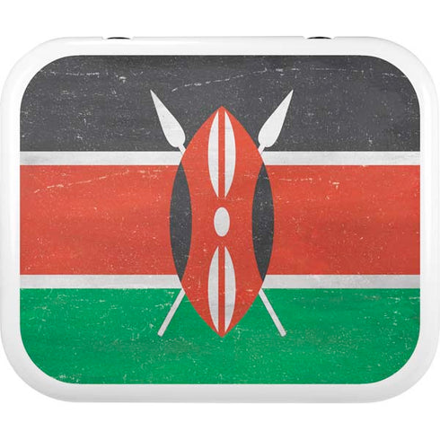 Kenya Flag Distressed YETI Roadie 24 Hard Cooler Skin
