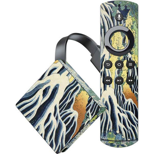 Kirifuri Falls in Kurokawa Mountain by Hokusai Amazon Fire TV Skin