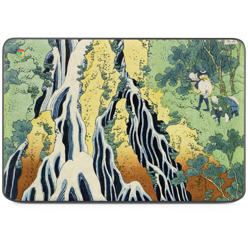 Kirifuri Falls in Kurokawa Mountain by Hokusai HP Chromebook Skin