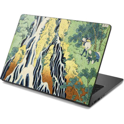 Hiroshige Kirifuri Falls in Kurokawa Mountain Dell Chromebook Skin