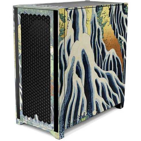 Hiroshige Kirifuri Falls in Kurokawa Mountain Corsair 4000D Tempered Glass Mid-Tower ATX Case Skin