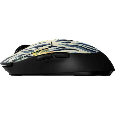 Kirifuri Falls in Kurokawa Mountain by Hokusai G Pro Wireless Gaming Mouse Skin