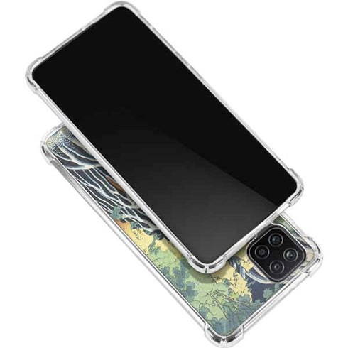 Hiroshige Kirifuri Falls in Kurokawa Mountain Galaxy A12 Clear Case