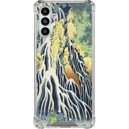 Hiroshige Kirifuri Falls in Kurokawa Mountain Galaxy A13 5G Clear Case