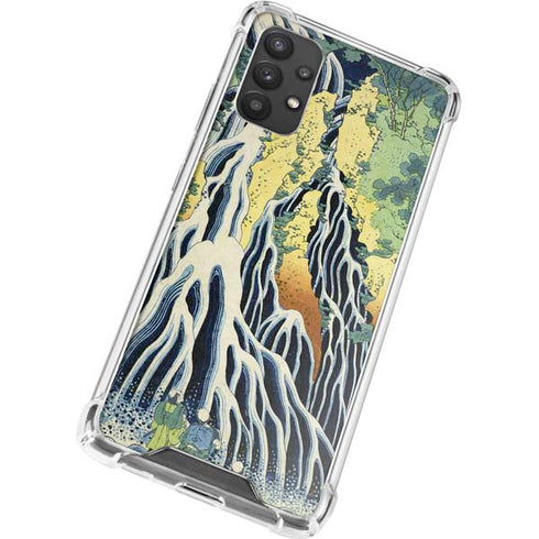 Hiroshige Kirifuri Falls in Kurokawa Mountain Galaxy A32 5G Clear Case
