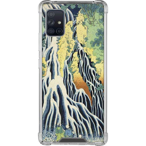 Hiroshige Kirifuri Falls in Kurokawa Mountain Galaxy A51 5G Clear Case