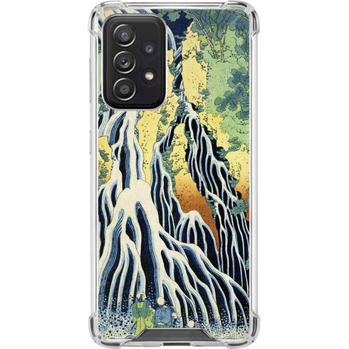 Hiroshige Kirifuri Falls in Kurokawa Mountain Galaxy A52 5G Clear Case