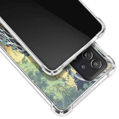 Hiroshige Kirifuri Falls in Kurokawa Mountain Galaxy A52 5G Clear Case