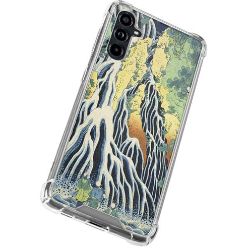 Kirifuri Falls in Kurokawa Mountain by Hokusai Galaxy A54 5G Clear Case