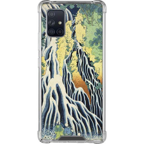 Hiroshige Kirifuri Falls in Kurokawa Mountain Galaxy A71 5G Clear Case