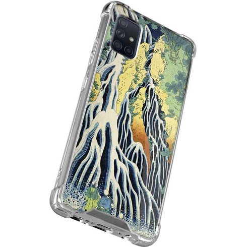 Hiroshige Kirifuri Falls in Kurokawa Mountain Galaxy A71 5G Clear Case