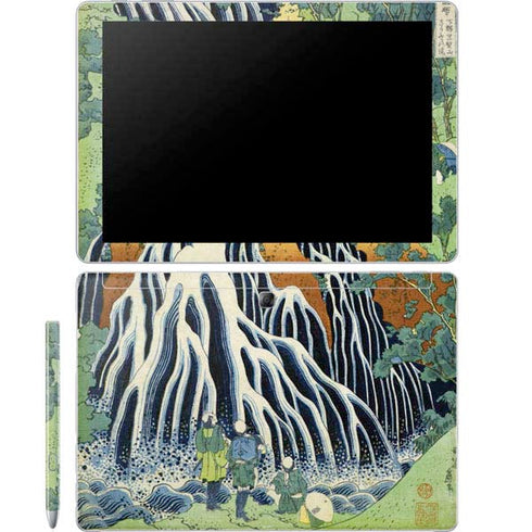 Hiroshige Kirifuri Falls in Kurokawa Mountain Galaxy Book 12in Skin