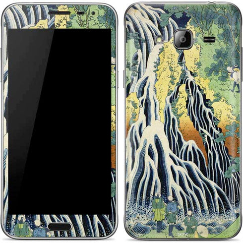 Hiroshige Kirifuri Falls in Kurokawa Mountain Galaxy J3 Skin