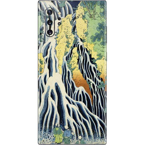 Hiroshige Kirifuri Falls in Kurokawa Mountain Galaxy Note 10 Plus Skin