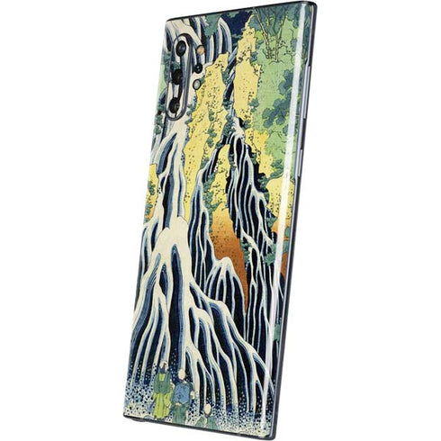 Hiroshige Kirifuri Falls in Kurokawa Mountain Galaxy Note 10 Plus Skin