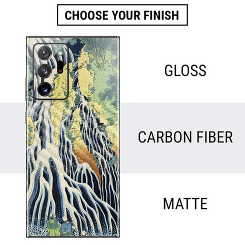Hiroshige Kirifuri Falls in Kurokawa Mountain Galaxy Note20 Ultra 5G Skin
