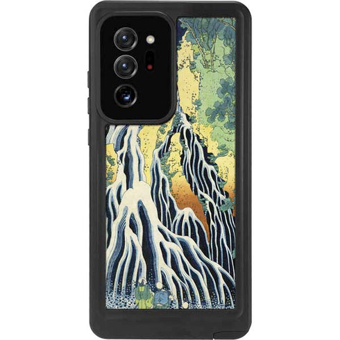 Hiroshige Kirifuri Falls in Kurokawa Mountain Galaxy Note20 Ultra 5G Waterproof Case