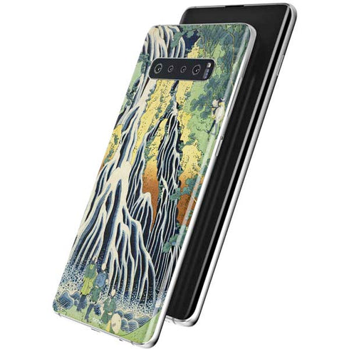 Hiroshige Kirifuri Falls in Kurokawa Mountain Galaxy S10 Skin