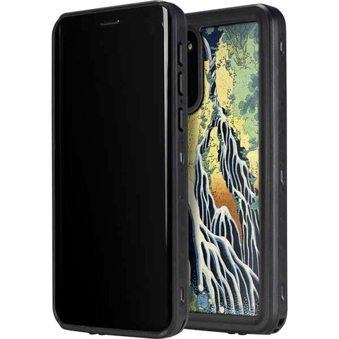 Hiroshige Kirifuri Falls in Kurokawa Mountain Galaxy S20 Plus Waterproof Case