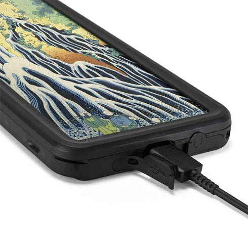 Hiroshige Kirifuri Falls in Kurokawa Mountain Galaxy S20 Plus Waterproof Case